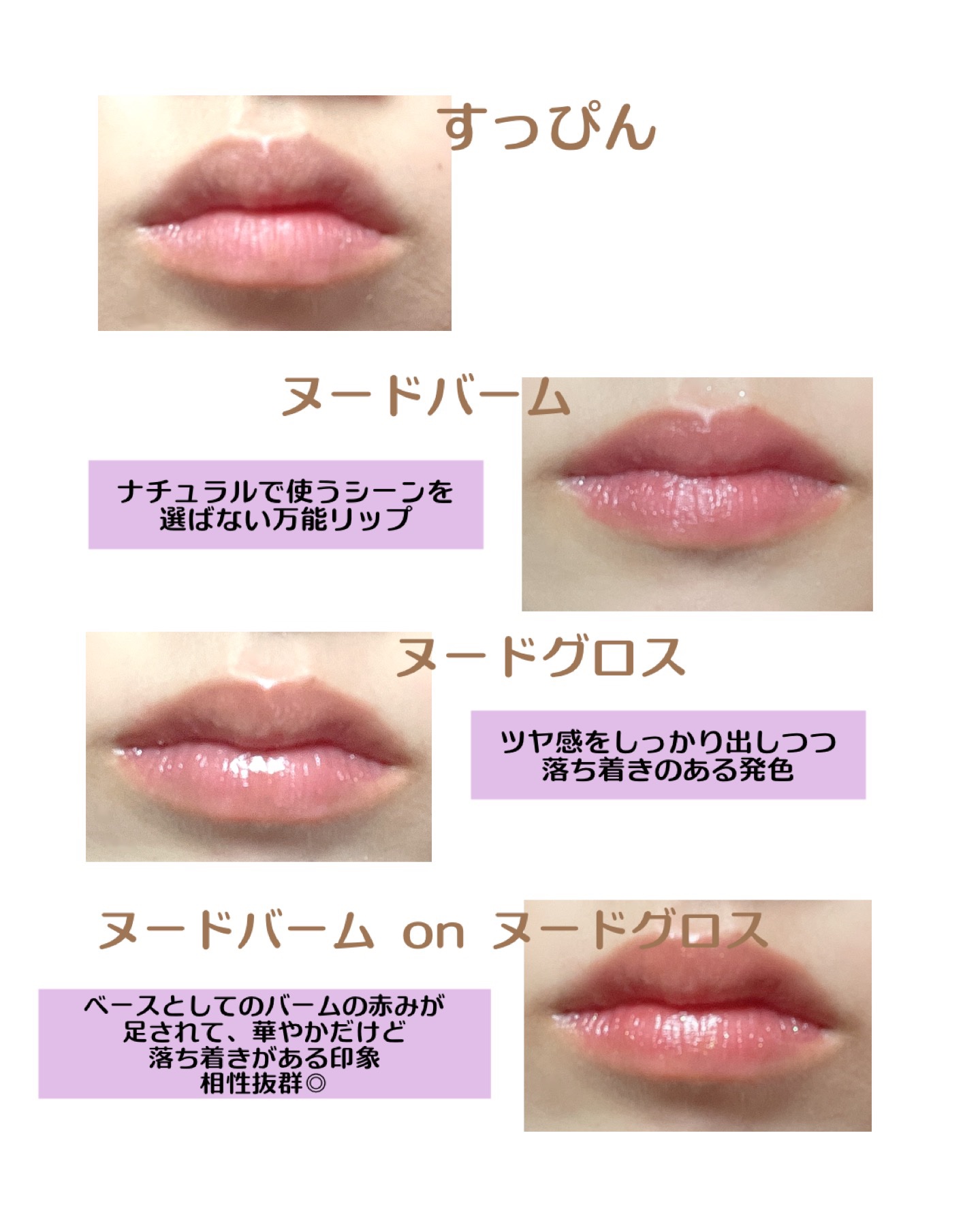 センシュアルヌードグロス/HERA/リップグロスを使ったクチコミ（3枚目）