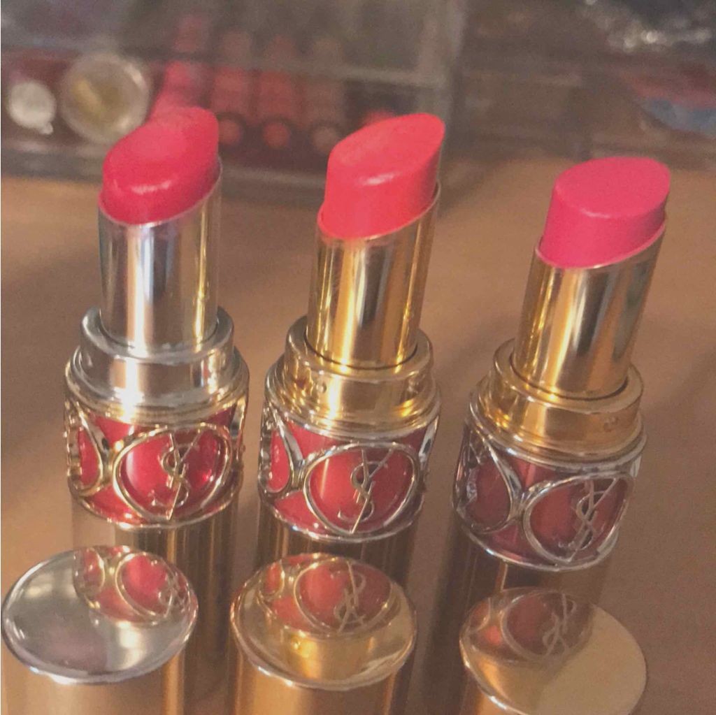 ルージュ ヴォリュプテ シャイン/YVES SAINT LAURENT BEAUTE/口紅を使ったクチコミ（1枚目）
