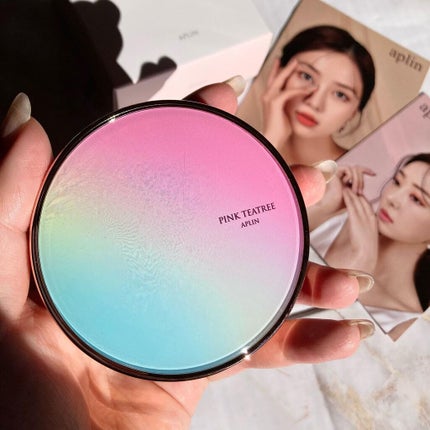 ピンクティーツリーカバークッション/APLIN/クッションファンデーションを使ったクチコミ(7枚目)