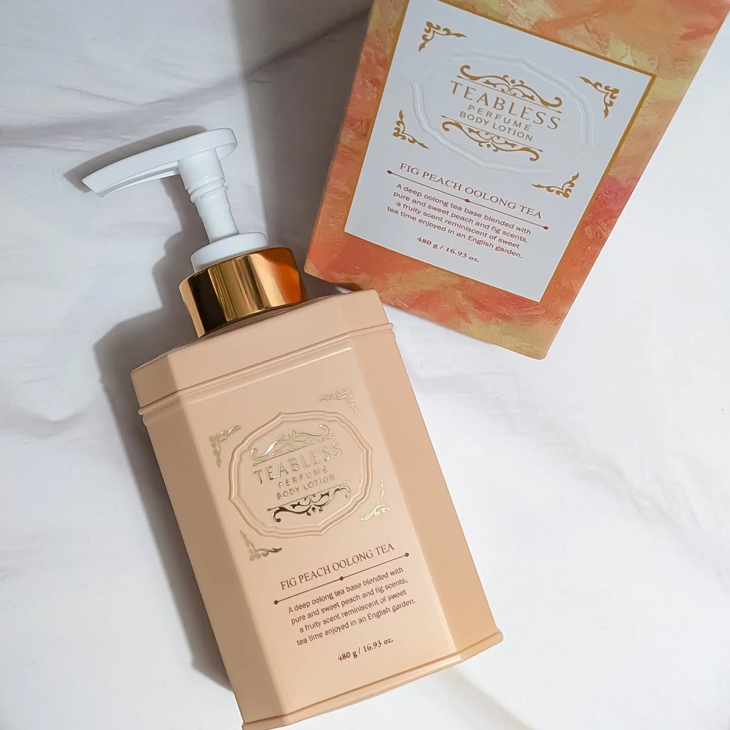 パフュームボディローション フィグピーチウーロンティー/TEABLESS/ボディローションを使ったクチコミ（1枚目）