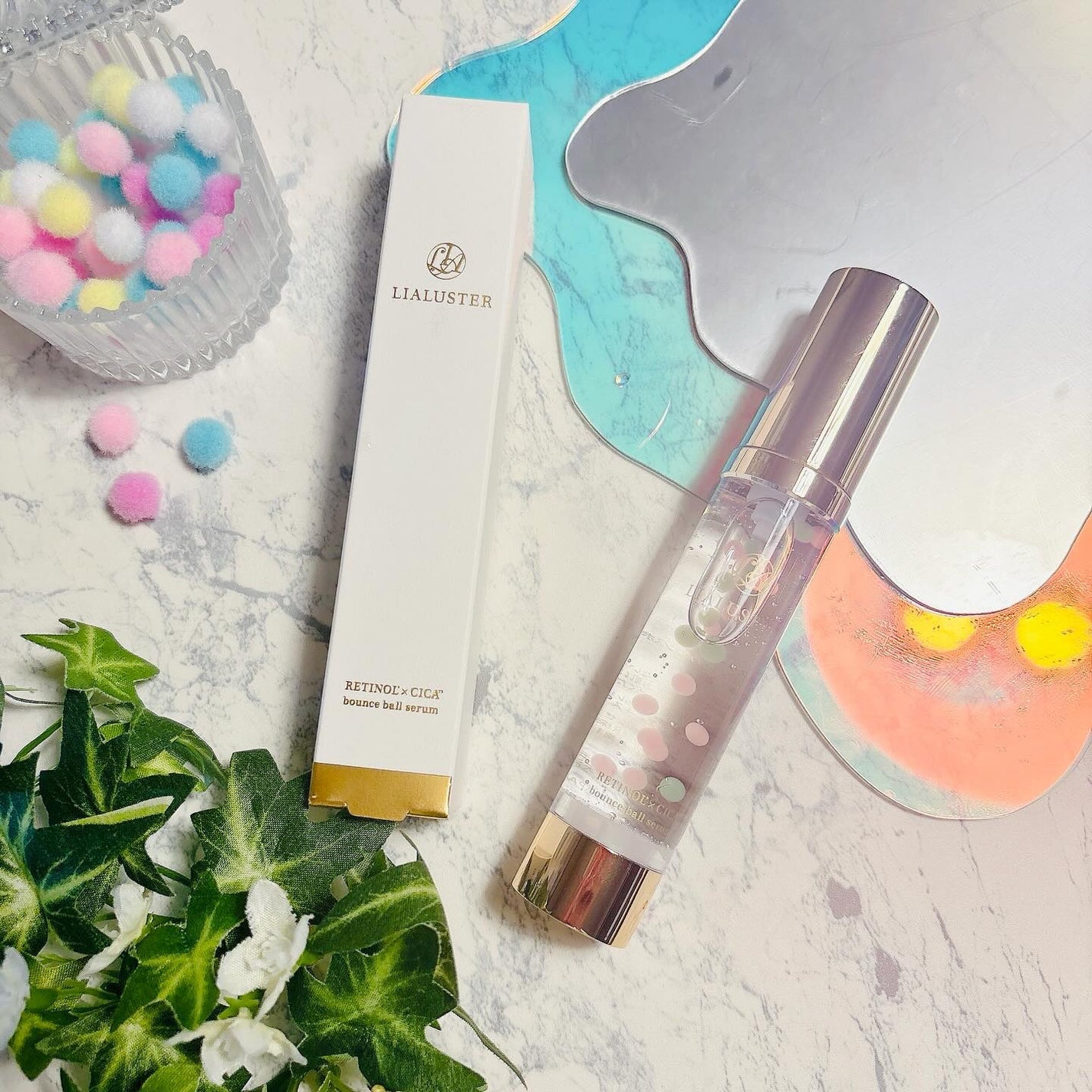 レチノール×シカ バウンスボールセラム/LIALUSTER/美容液を使ったクチコミ(8枚目)