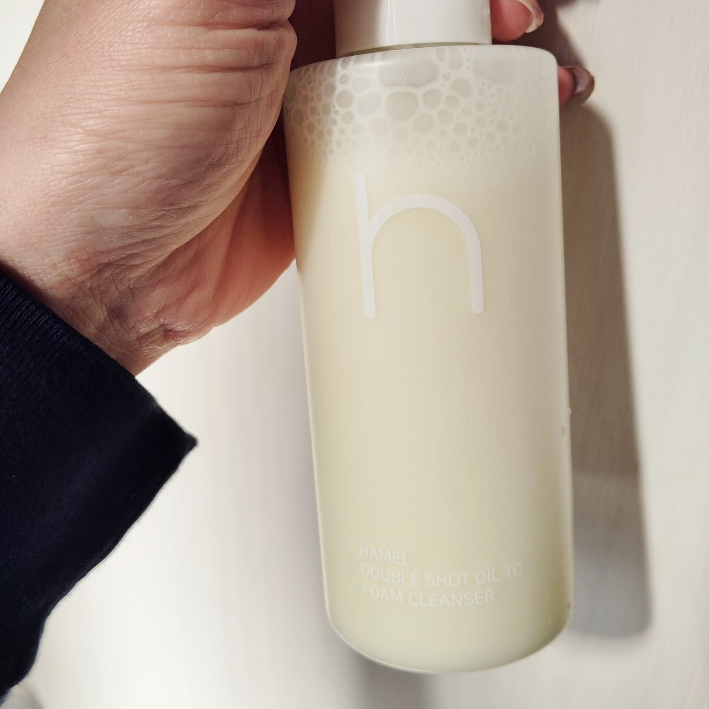 ダブルショットオイルトゥーフォームクレンザー/HAMEL/オイルクレンジングを使ったクチコミ（3枚目）