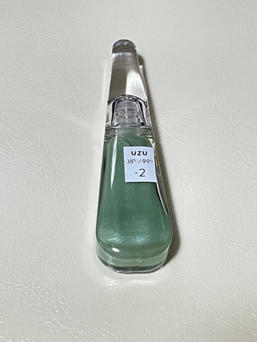 38°C / 99°F リップトリートメント (リップ美容液) -2 SHEER-GREEN/UZU BY FLOWFUSHI/リップケア・リップクリームを使ったクチコミ（1枚目）