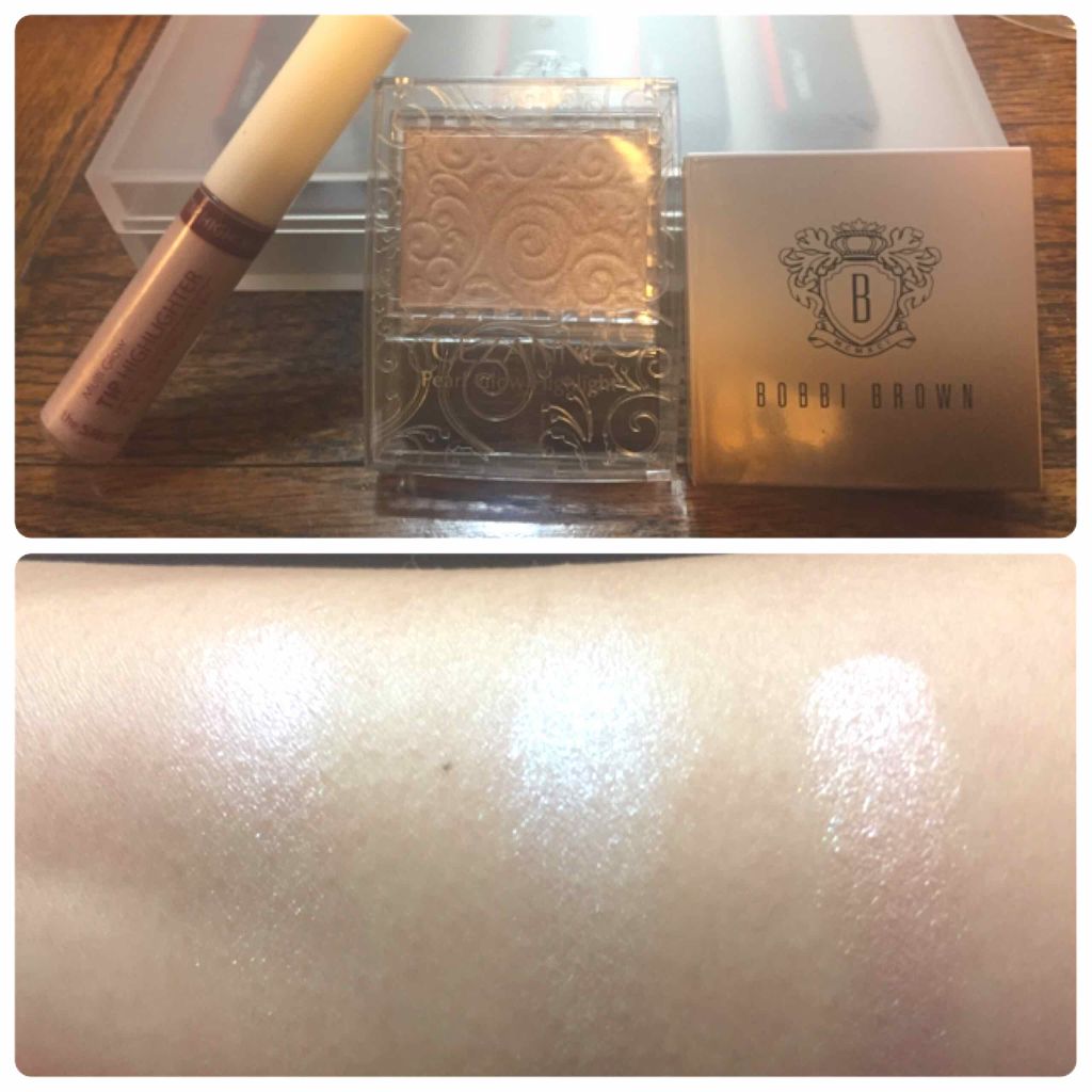 ミニハイライティングパウダー/BOBBI BROWN/パウダーハイライトを使ったクチコミ（1枚目）