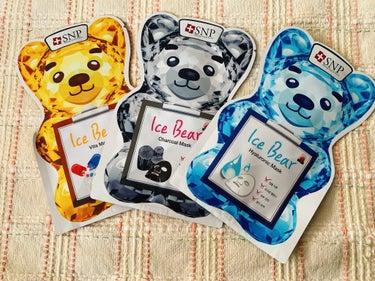 SNP SNP ICEBEAR charcoalmaskのクチコミ「かなり前に購入したSNPのシートマスク投稿し忘れてました😖
コレかなり良い。
メディヒールよい.....」（1枚目）