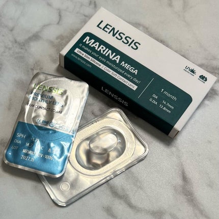 マリナシリーズ /LENSSIS/カラーコンタクトレンズを使ったクチコミ(2枚目)