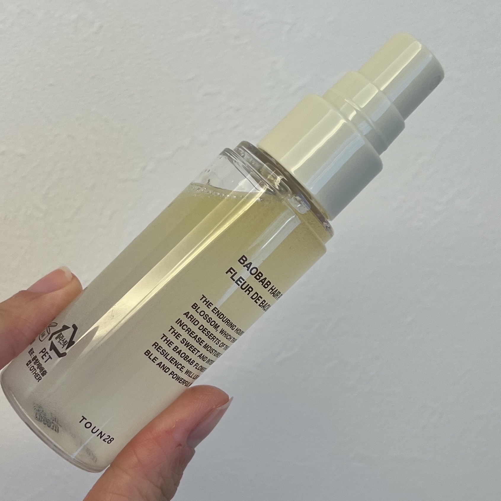 ヘアパフュームミスト ドゥチューリップ/TOUN28/ヘアミストを使ったクチコミ（2枚目）