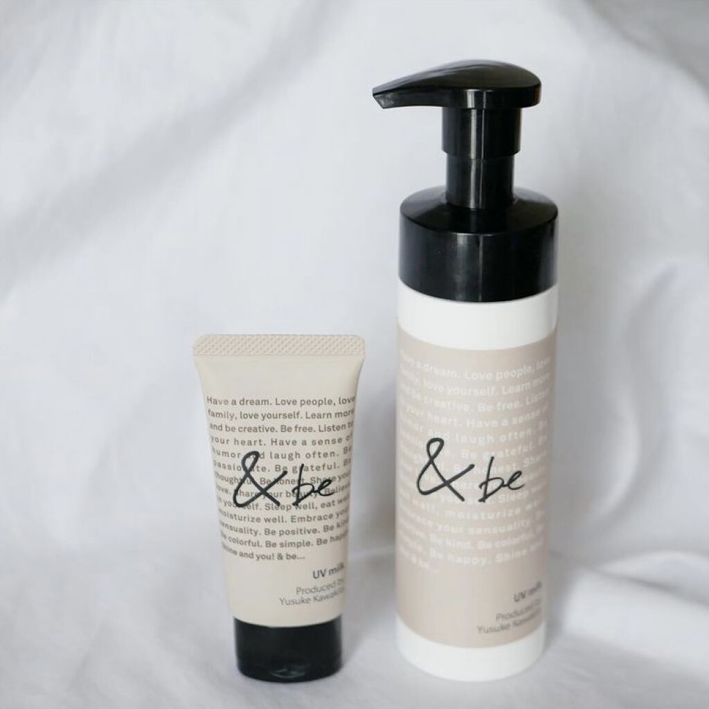 UVミルク/＆be/日焼け止め・UVケアを使ったクチコミ（1枚目）