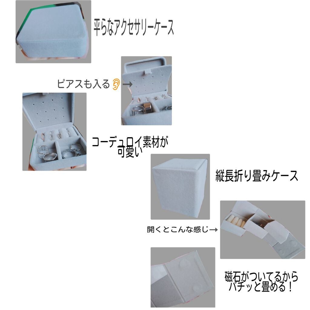 3段式クリアーケース/DAISO/その他化粧小物を使ったクチコミ(2枚目)