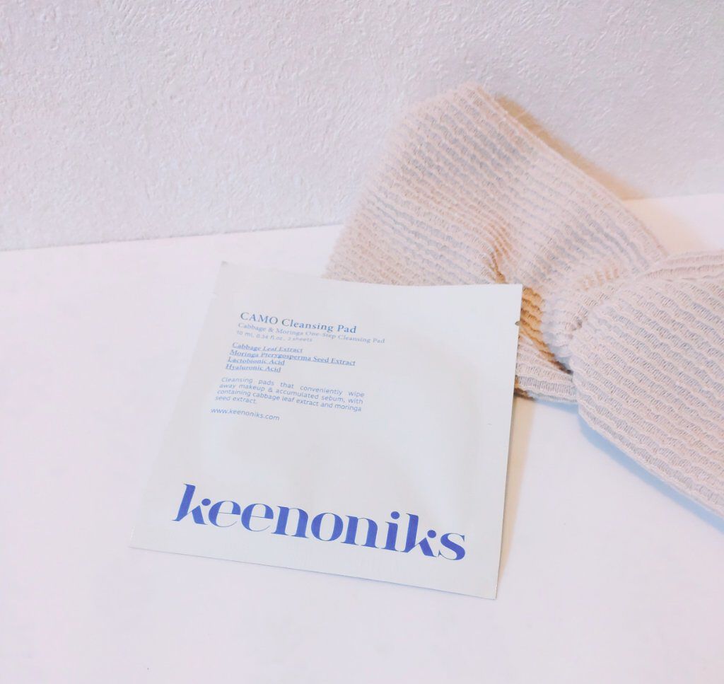 CAMO クレンジングパッド/keenoniks/クレンジングシートを使ったクチコミ（1枚目）