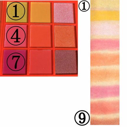 UR GLAM BLOOMING EYE COLOR PALETTE/U R GLAM/アイシャドウパレットを使ったクチコミ(2枚目)