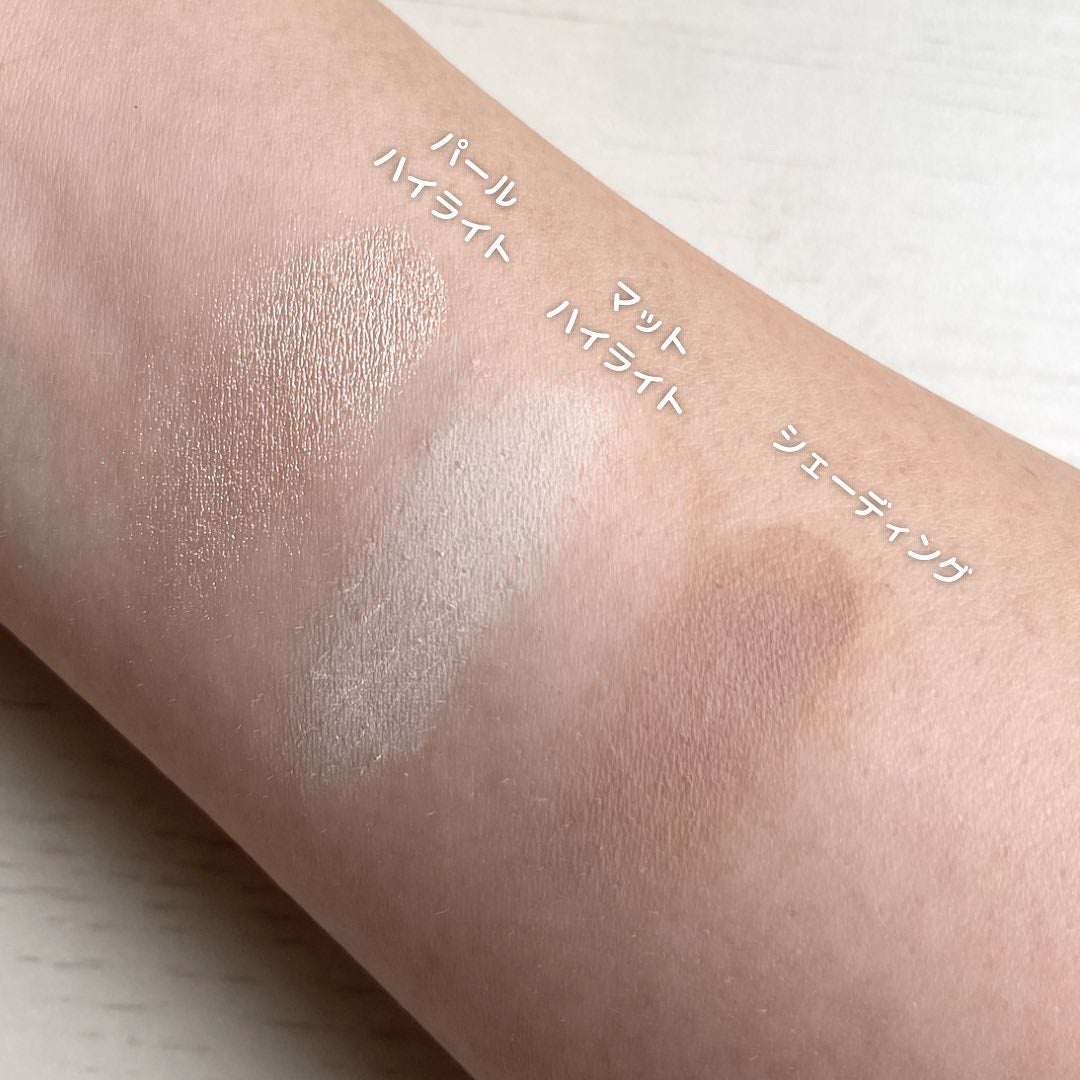 ハイライトシェーディングパレット/TIMAGE/パウダーハイライトを使ったクチコミ(4枚目)