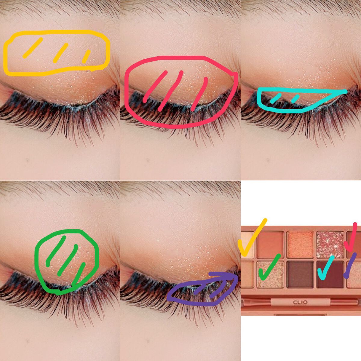 プロ アイ パレット/CLIO/アイシャドウパレットを使ったクチコミ（2枚目）