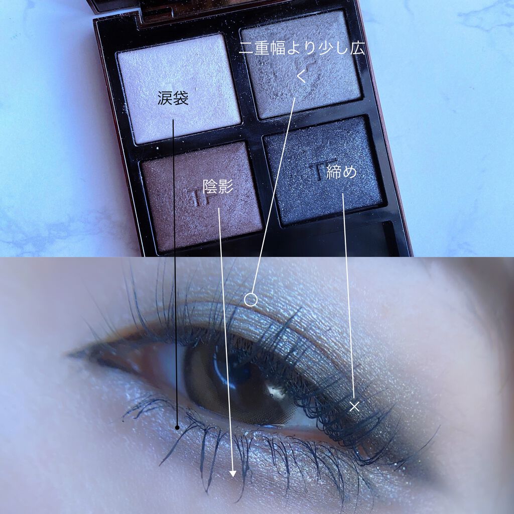 アイ カラー クォード 05A ダブル インデムニティー/TOM FORD BEAUTY/アイシャドウパレットを使ったクチコミ（3枚目）