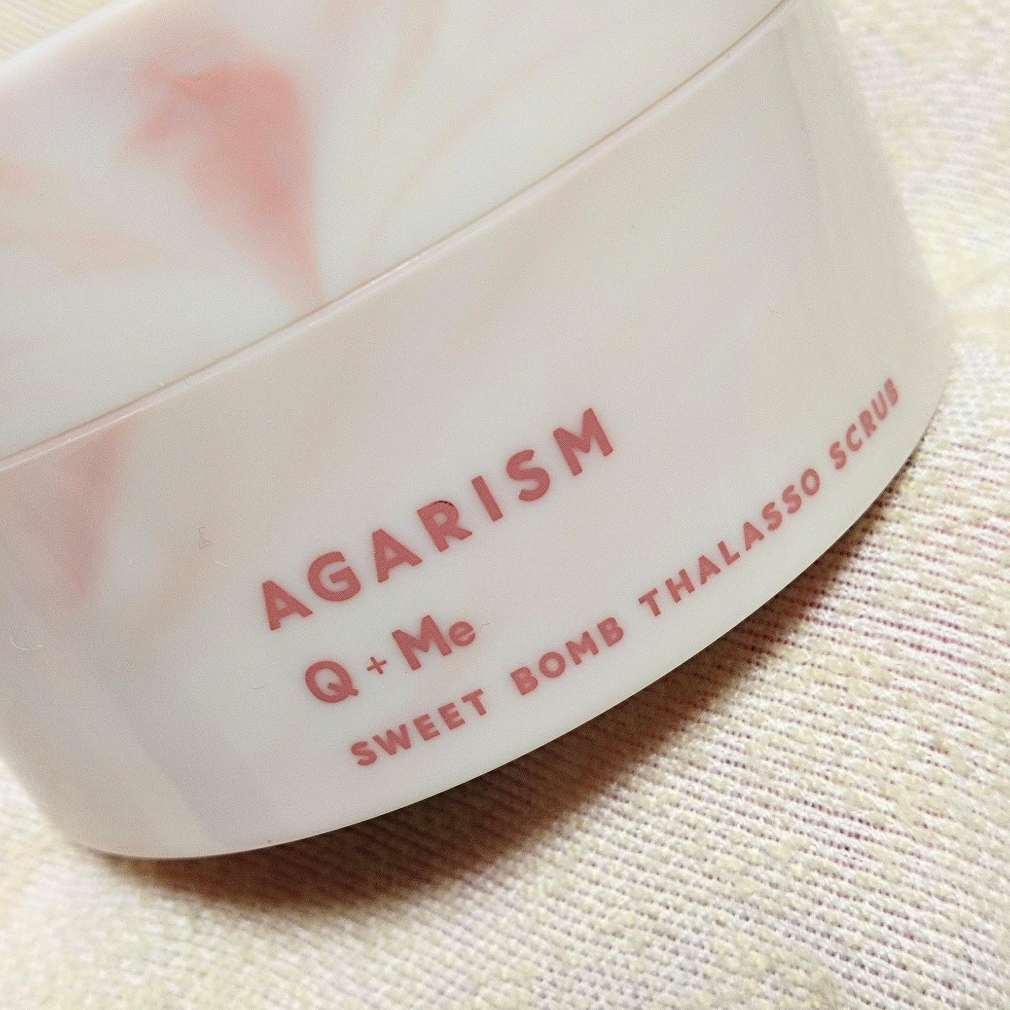 キューミースウィートボムタラソスクラブ　ピオニーブーケの香り/AGARISM/ボディスクラブを使ったクチコミ（3枚目）