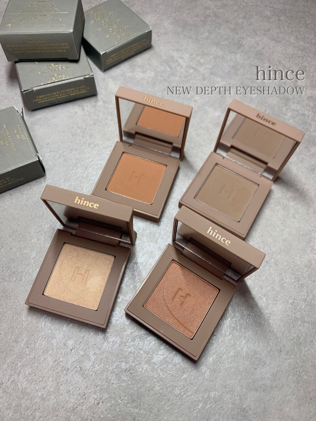 ニューデップスアイシャドウ/hince/単色アイシャドウを使ったクチコミ(1枚目)