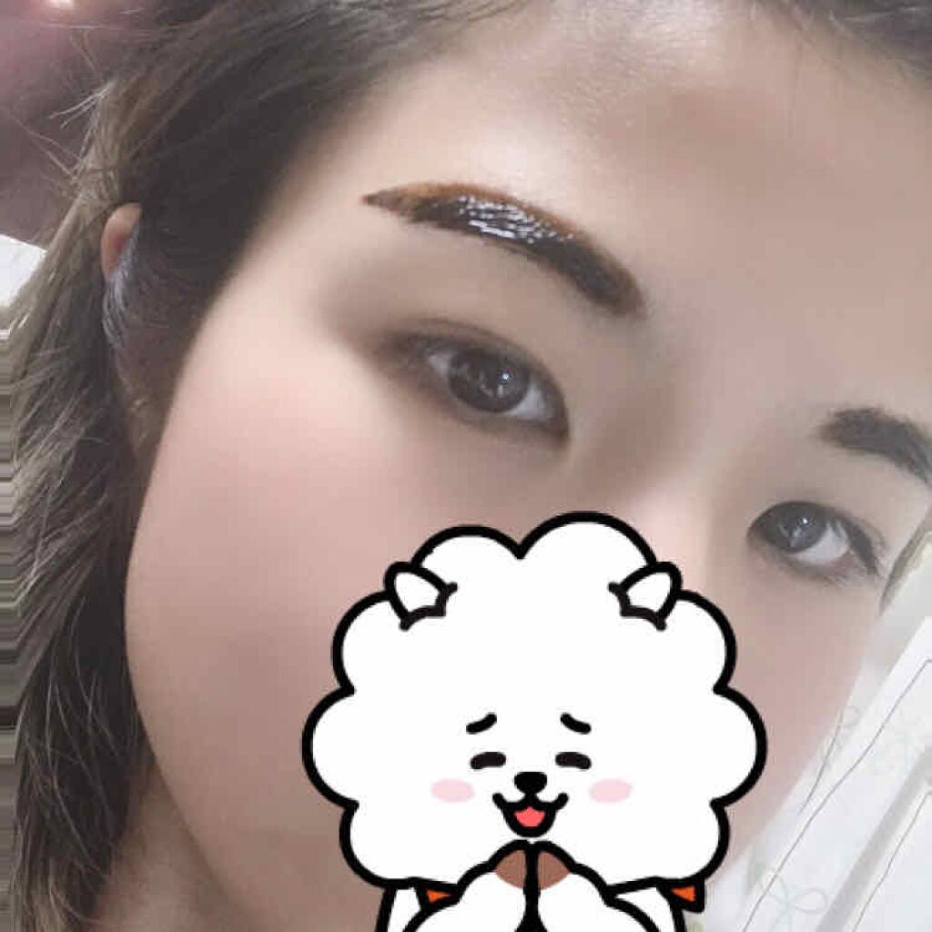 アイブロウティントカラージェル/プチール/眉ティントを使ったクチコミ(3枚目)