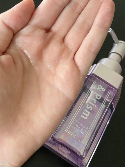 ミラクル シャイン ヘアオイル/&Prism/ヘアオイルを使ったクチコミ(2枚目)