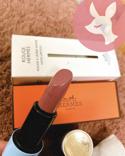 〈ルージュ・エルメス〉 ルージュ ア レーヴル サティネ/エルメス/口紅を使ったクチコミ(2枚目)