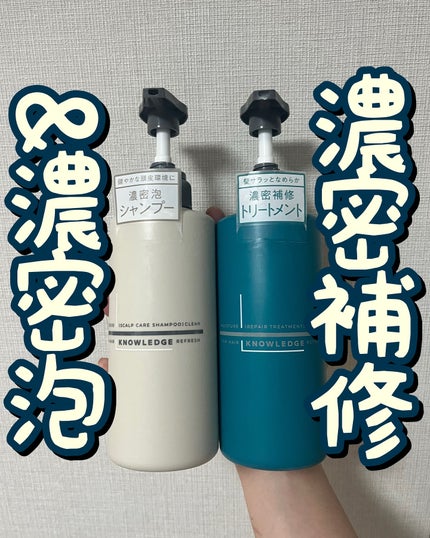 ナレッジ リペアトリートメント 本体(380ml)/KNOWLEDGE/シャンプー・コンディショナーの画像