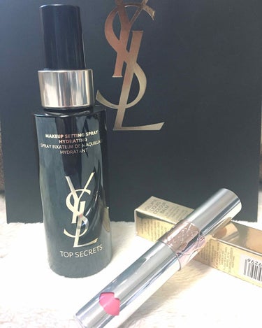 トップ シークレット セッティング グロウ スプレー/YVES SAINT LAURENT BEAUTE/ミスト状化粧水を使ったクチコミ（3枚目）