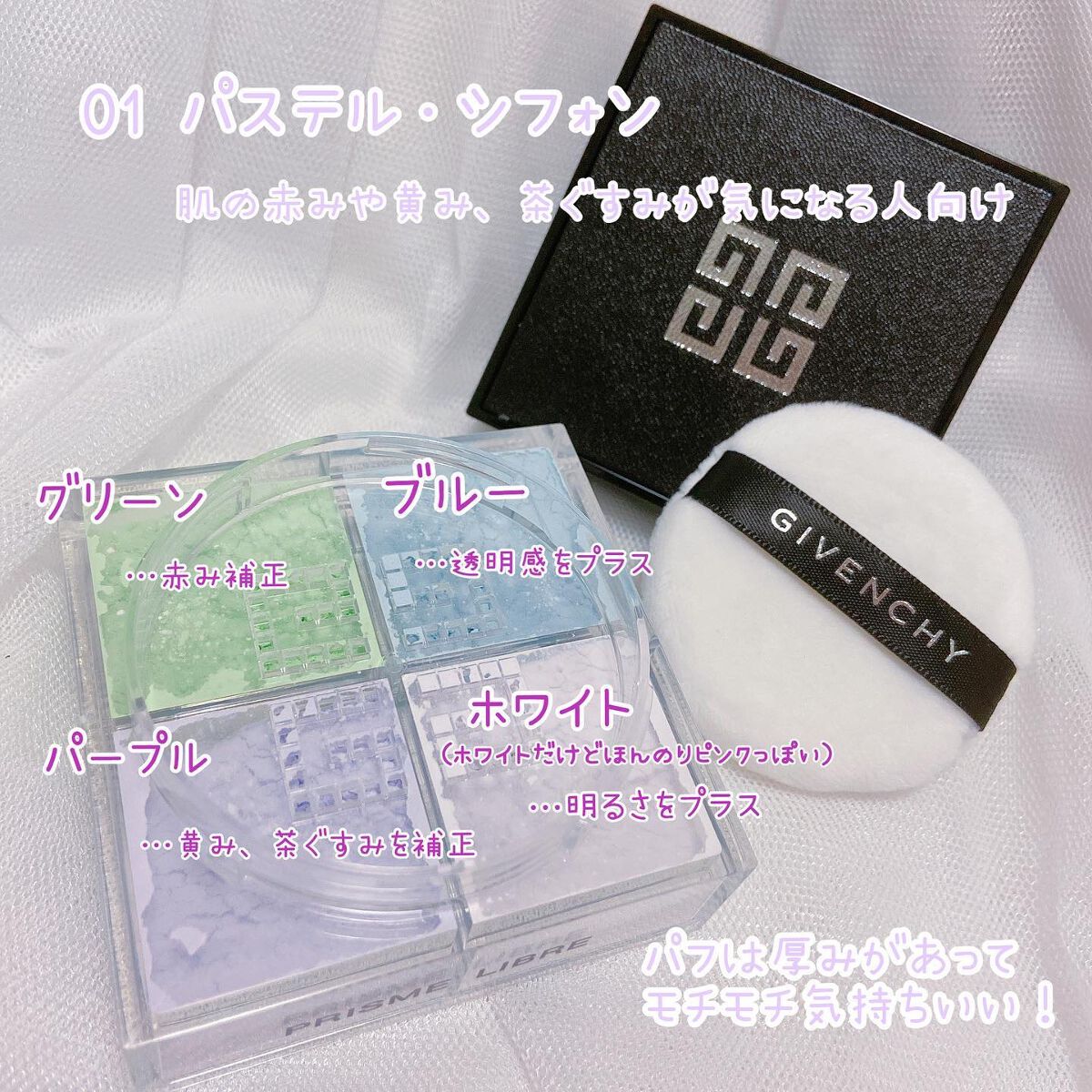 プリズム・リーブル/GIVENCHY/ルースパウダーを使ったクチコミ(2枚目)
