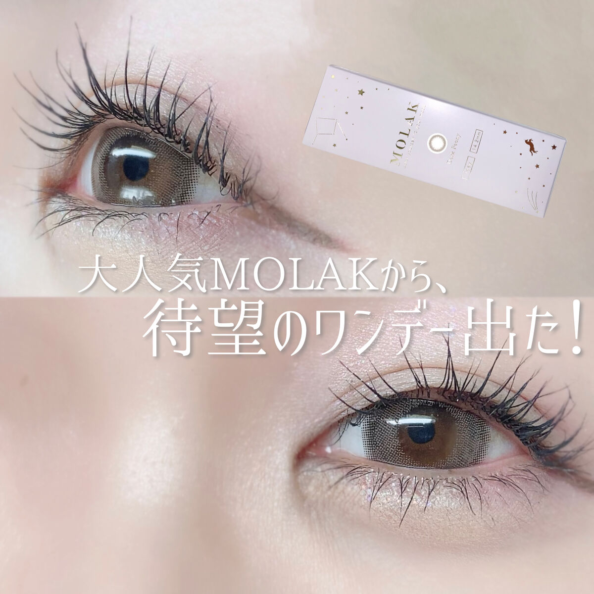 ♡MOLAKのあの子が待望の1day化♡

MOLAK 1day
Dark Peony
¥1,760 (1day / 10枚入)

レンズ直径14.2
着色直径13.5
BC8.6

MOLAKさん (@) のカラコンをお試しさせていただき