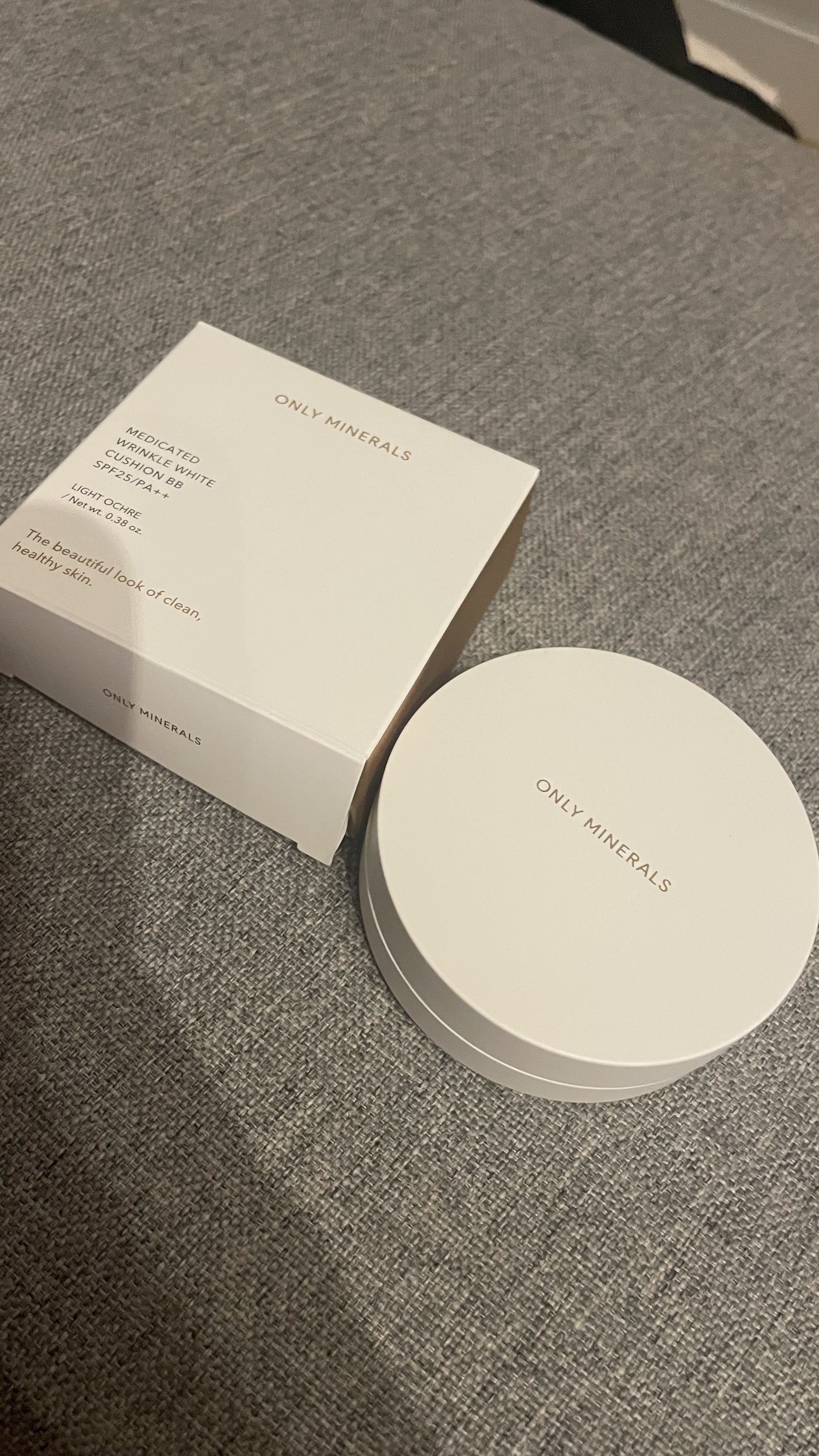 薬用 リンクルホワイト クッションBB/ONLY MINERALS/クッションファンデーションを使ったクチコミ（1枚目）