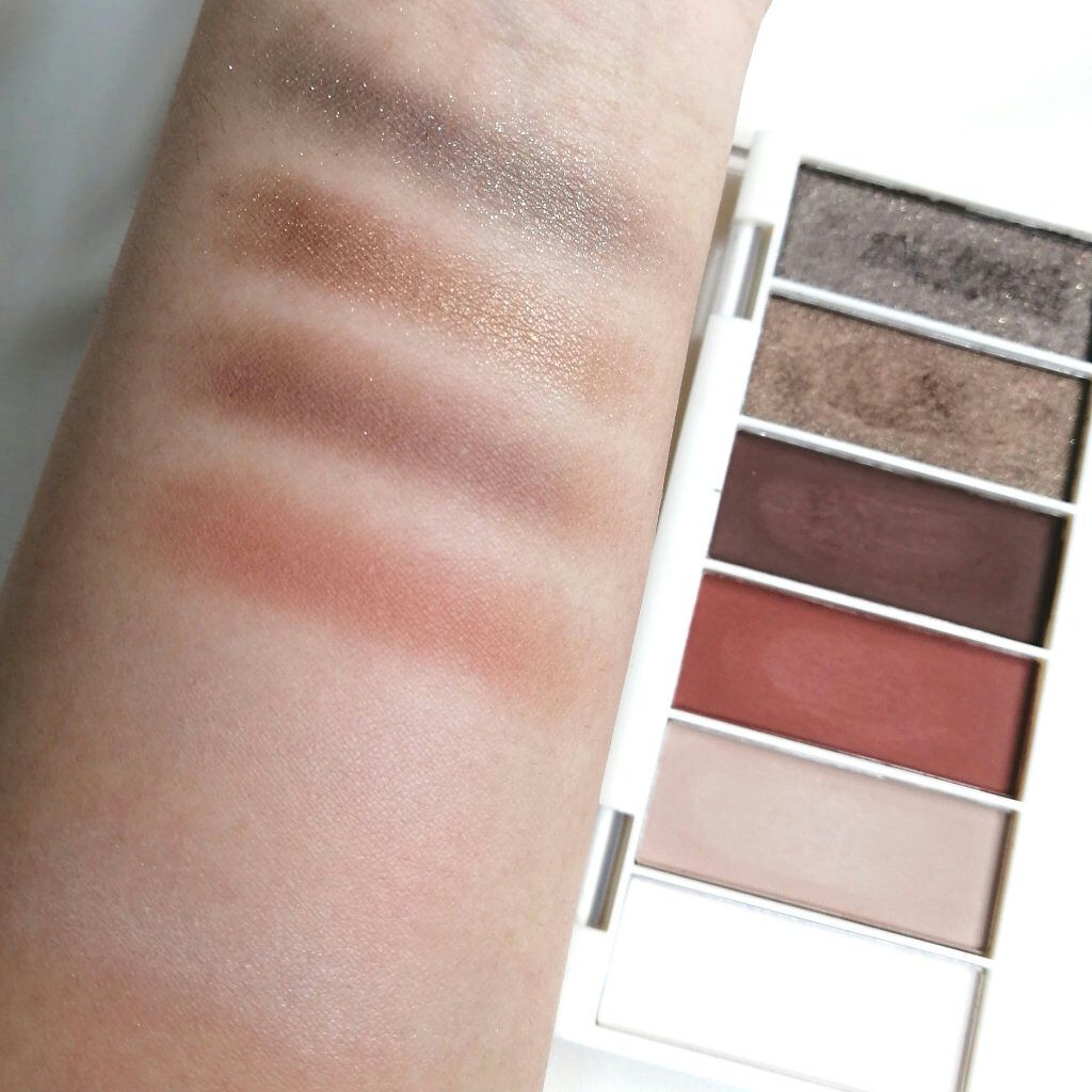 miia 6色アイシャドウ/DAISO/アイシャドウパレットを使ったクチコミ（2枚目）