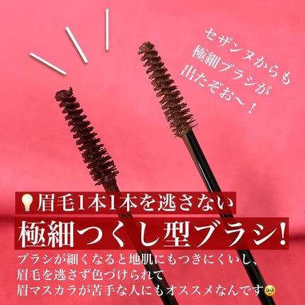極細アイブロウマスカラ/CEZANNE/眉マスカラを使ったクチコミ(2枚目)
