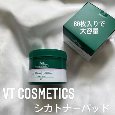 🌿

VT cosmetics - cica トナーパッド .
#マイルドトナーパッド 

全体評価：★★☆☆☆

金額：1815円

✓マスクで荒れた肌にCICAケア
✓衛生面は最高❕ピンセット付き
