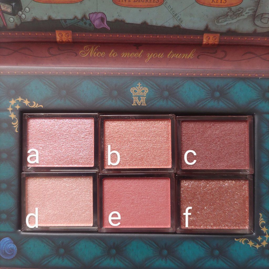 ナイストゥミーチュートランク ダスティピンク 寒流の底/MAJOLICA MAJORCA/アイシャドウパレットを使ったクチコミ（2枚目）