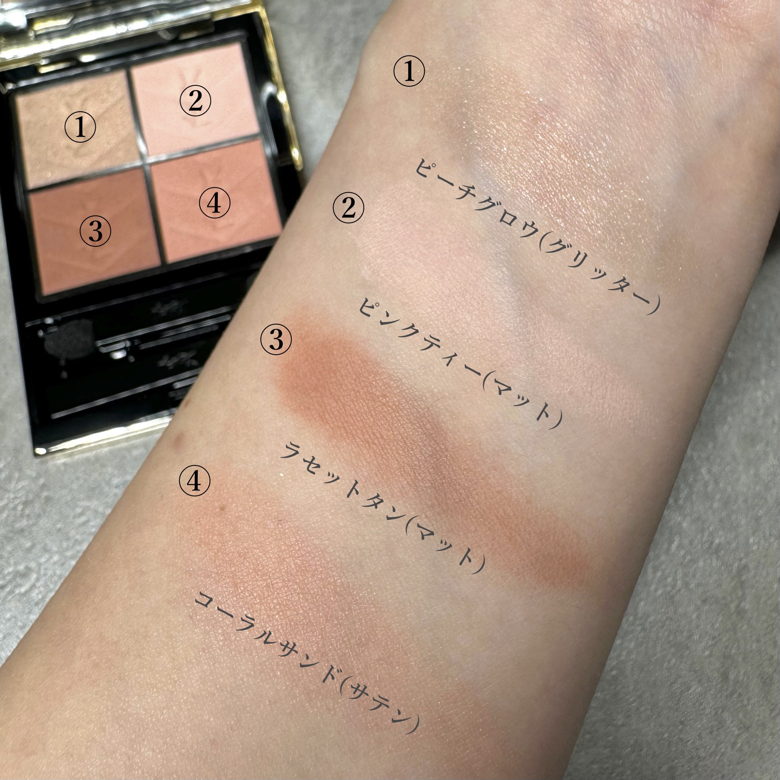 クチュール ミニ クラッチ/YVES SAINT LAURENT BEAUTE/アイシャドウパレットを使ったクチコミ（2枚目）