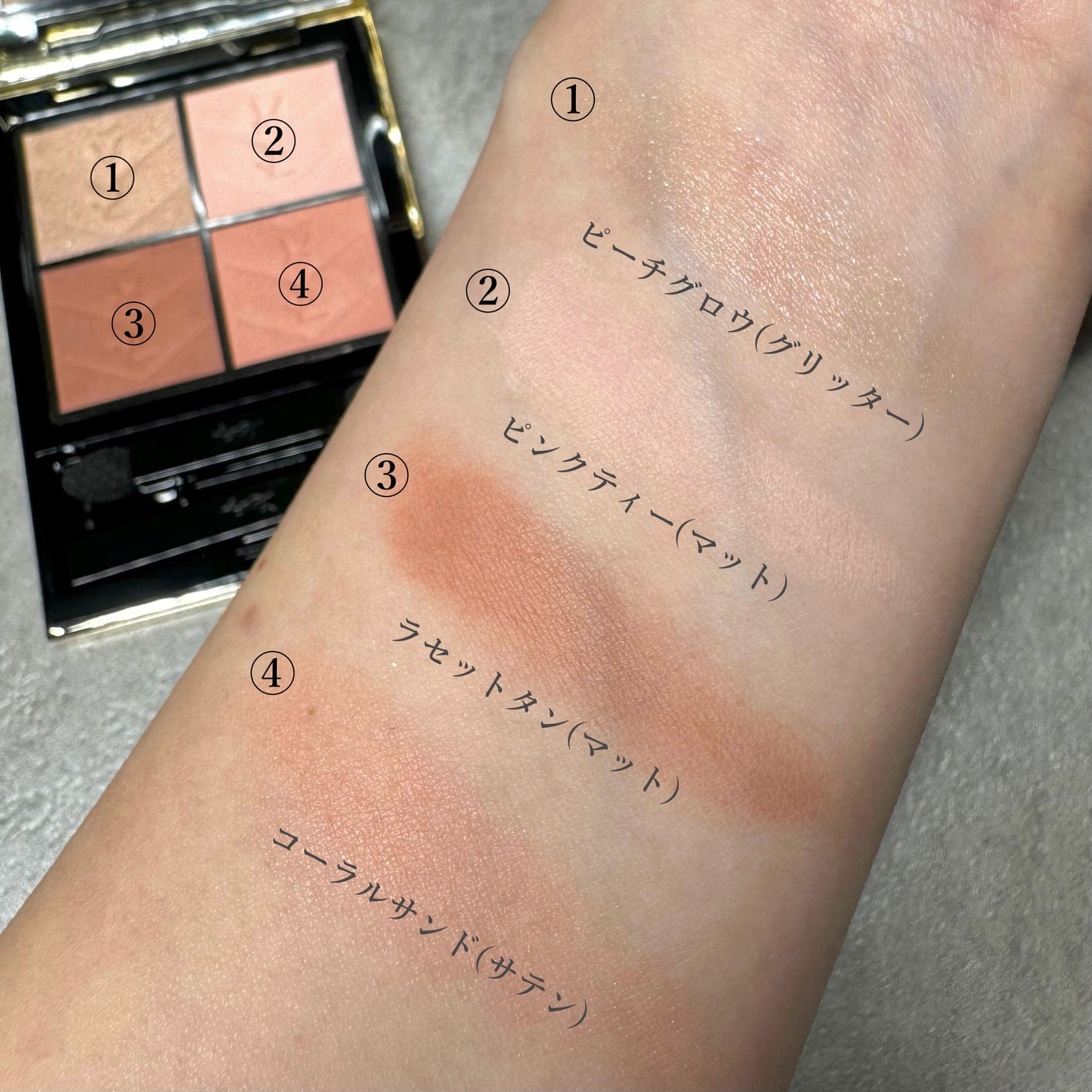 クチュール ミニ クラッチ/YVES SAINT LAURENT BEAUTE/アイシャドウパレットを使ったクチコミ(2枚目)