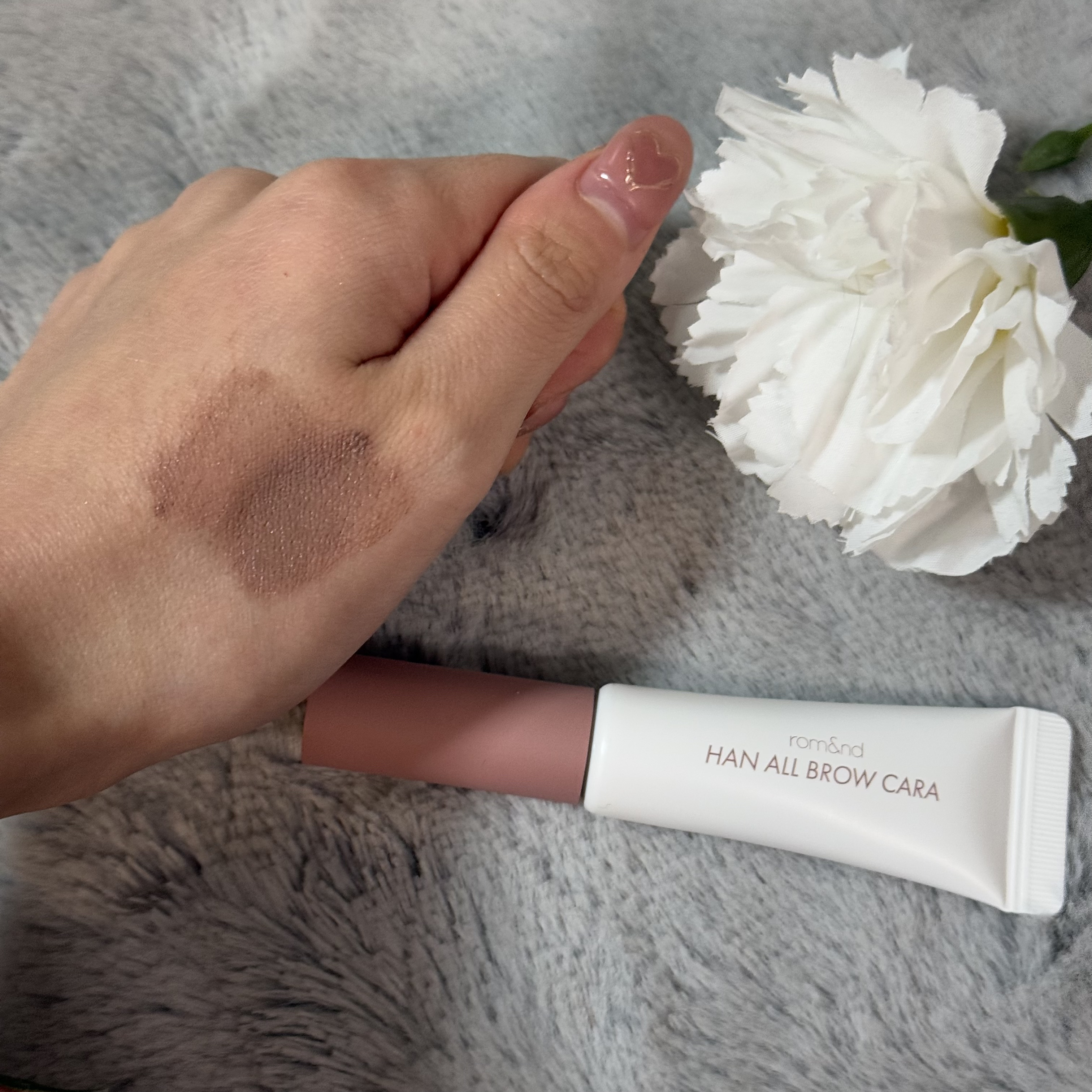 ハンオールブロウカラ/rom&nd/眉マスカラを使ったクチコミ（2枚目）