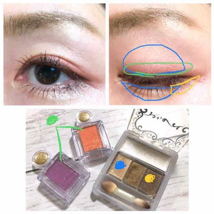 シャドーカスタマイズ/MAJOLICA MAJORCA/単色アイシャドウを使ったクチコミ(3枚目)