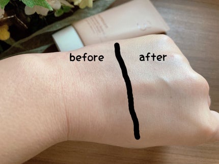 3番 ノーファンデ陶器肌トーンアップクリーム/numbuzin/化粧下地を使ったクチコミ(5枚目)