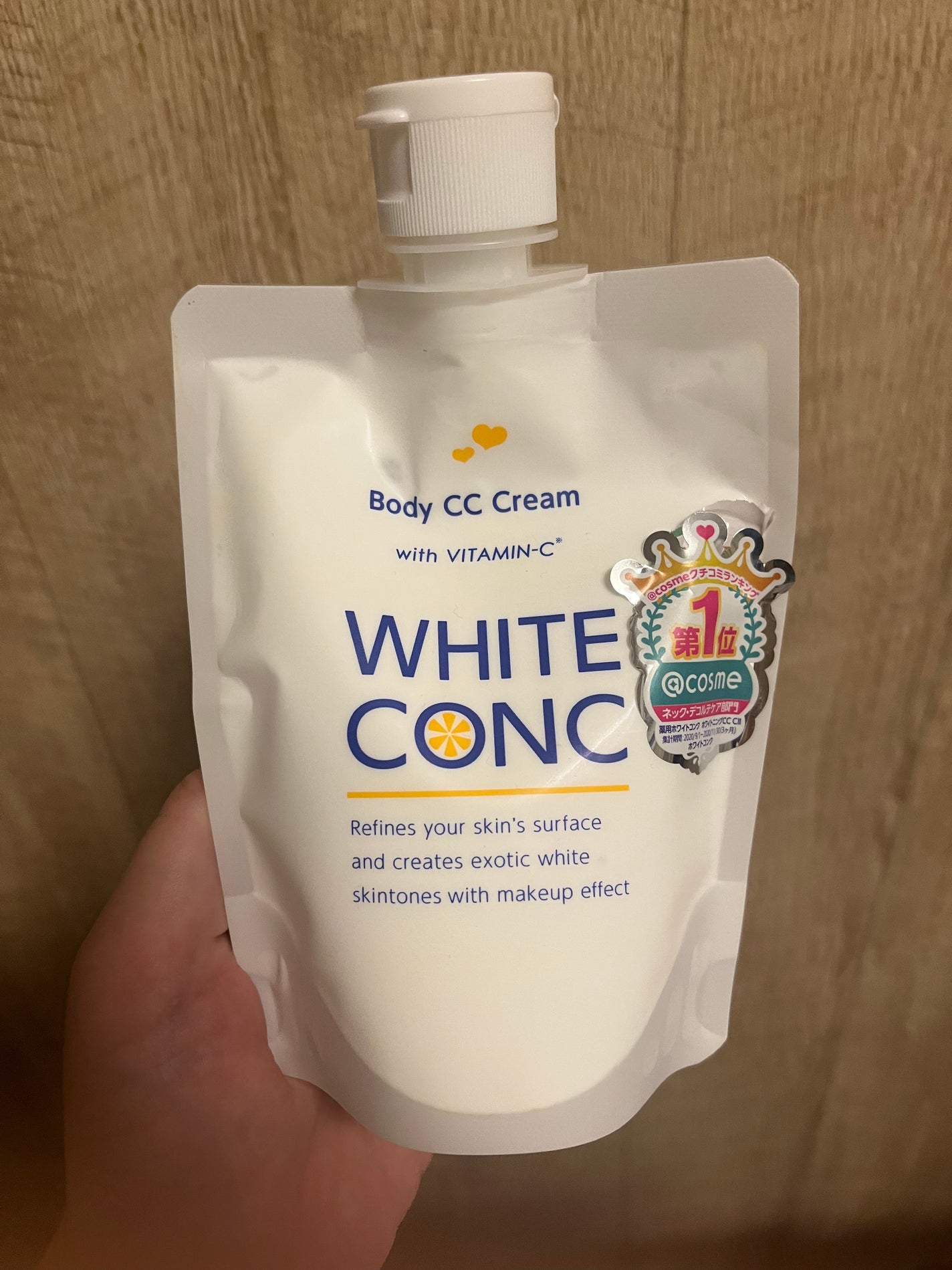 薬用ホワイトコンク ホワイトニングCC CII/ホワイトコンク/ボディクリームを使ったクチコミ(1枚目)