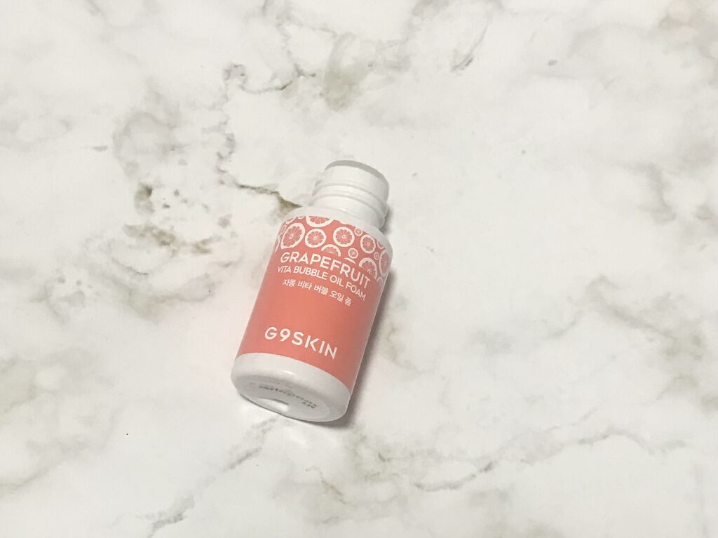 Grapefruit Vita Bubble Oil Foam/G9SKIN/その他洗顔料を使ったクチコミ（1枚目）