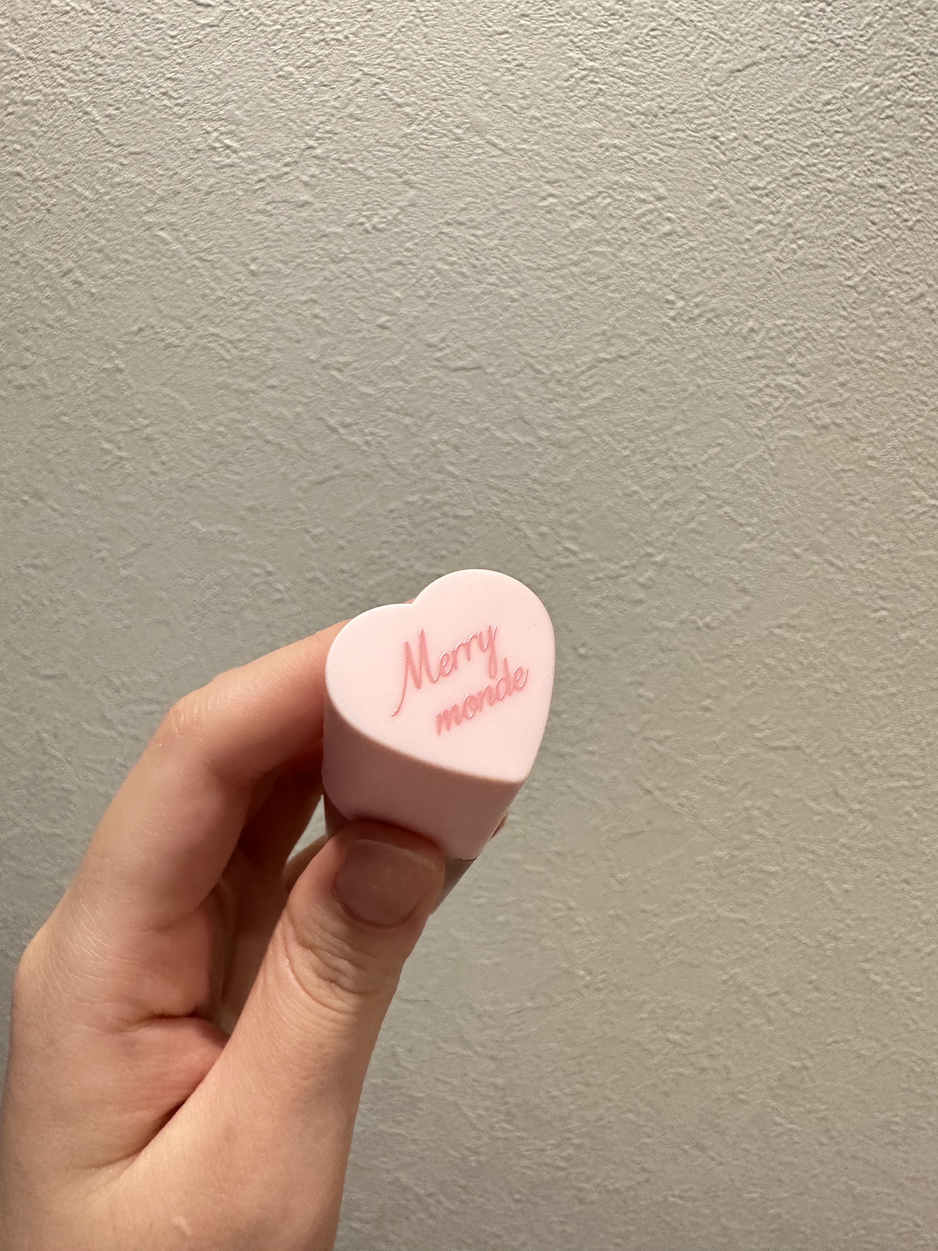 ミルクハートティントリップアンドチーク ミュートミルク/Merrymonde/リップティントを使ったクチコミ（2枚目）