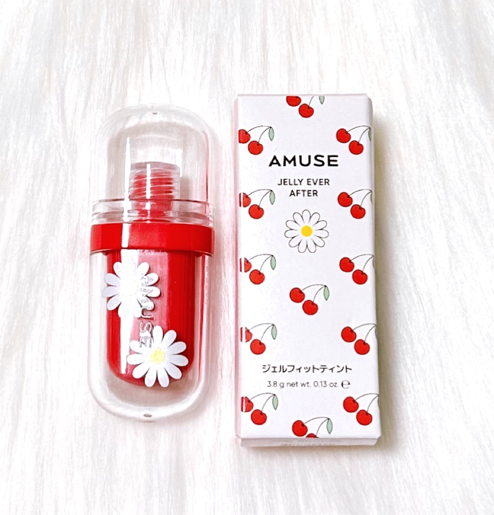 ジェルフィットティント/AMUSE/リップティントを使ったクチコミ（1枚目）