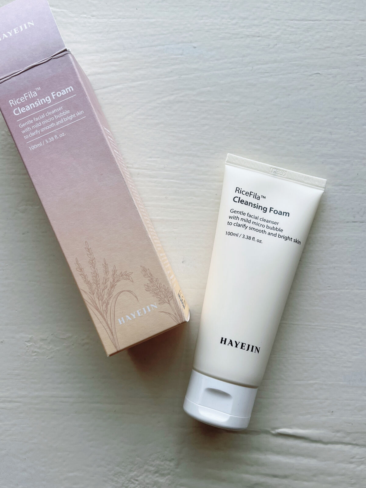 Rice Fila Cleansing Foam/HAYEJIN/クレンジングジェルを使ったクチコミ（1枚目）