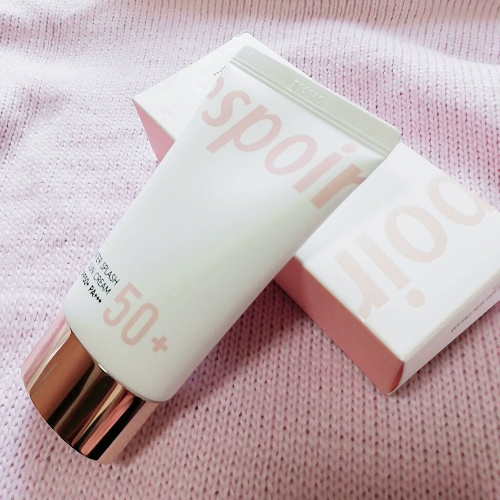 ウォータースプラッシュサンクリーム/espoir/日焼け止め・UVケアを使ったクチコミ（1枚目）