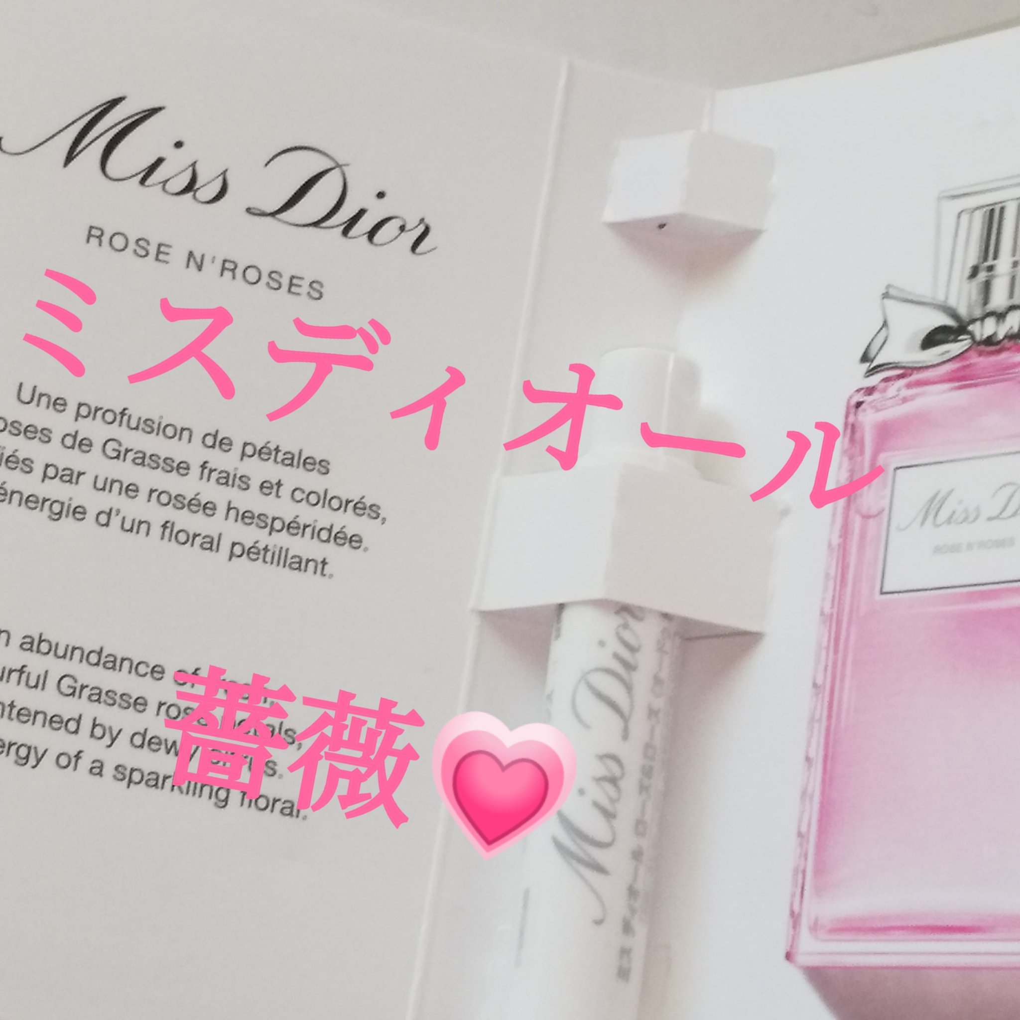 Dior ミス ディオール ローズ&ローズのクチコミ「薔薇の花畑

Dior
ミス ディオール ローズ&ローズ
#提供

#オードトワレ
#フレグラ.....」（1枚目）