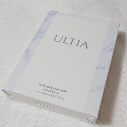 back aging care mask/ULTIA/シートマスク・パックを使ったクチコミ(1枚目)