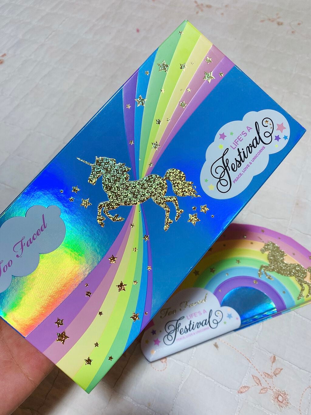 ライフズフェスティバル アイシャドウパレット/Too Faced/アイシャドウパレットを使ったクチコミ(5枚目)