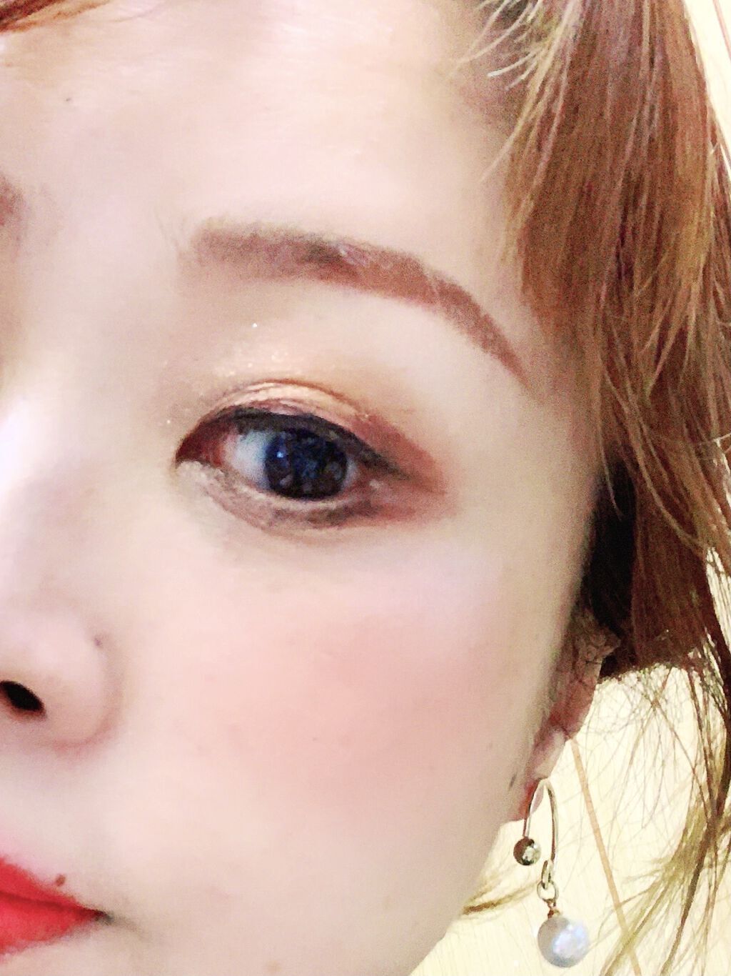 UR GLAM　EYESHADOW STICK 09 ローズブラウン/U R GLAM/スティックアイシャドウを使ったクチコミ（2枚目）