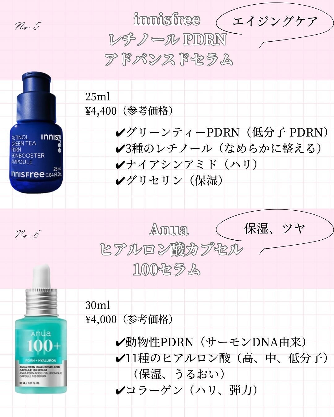 おもち♡スキンケア on LIPS 「PDRNについて簡単にまとめたよ🫡サーモン由来のものだったり、..」(5枚目)