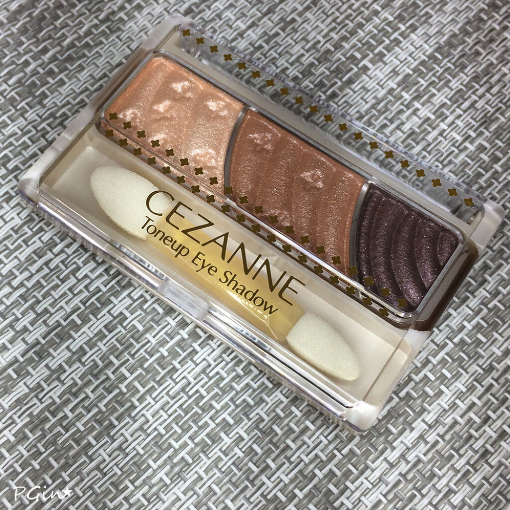トーンアップアイシャドウ/CEZANNE/アイシャドウパレットを使ったクチコミ（1枚目）