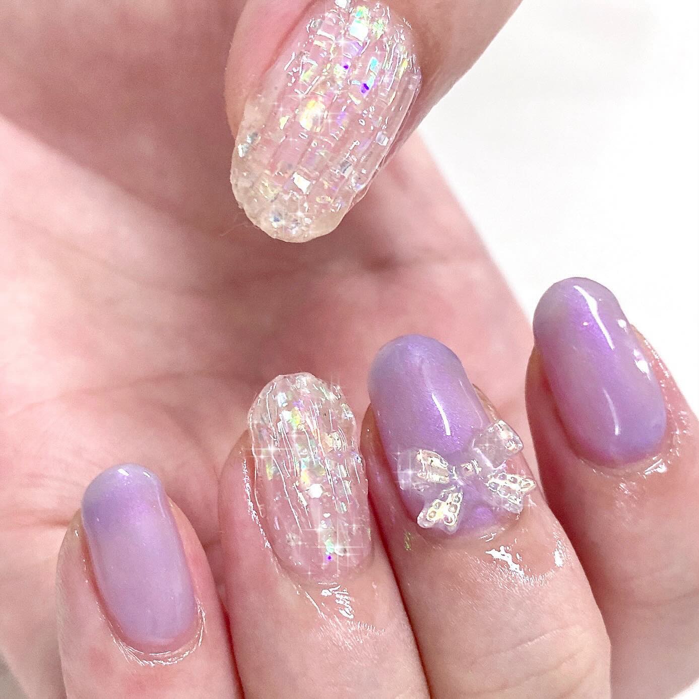 ジェルネイル（ライト対応）/セリア/ジェルネイルを使ったクチコミ（1枚目）